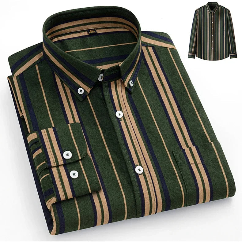 Camisa de algodón Oxford