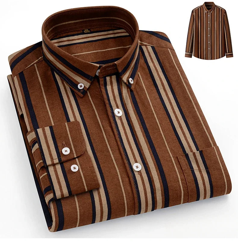 Camisa de algodón Oxford