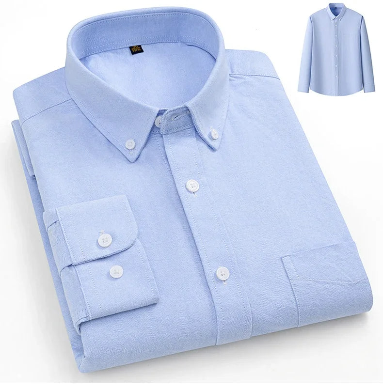 Camisa de algodón Oxford