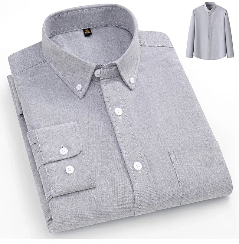 Camisa de algodón Oxford