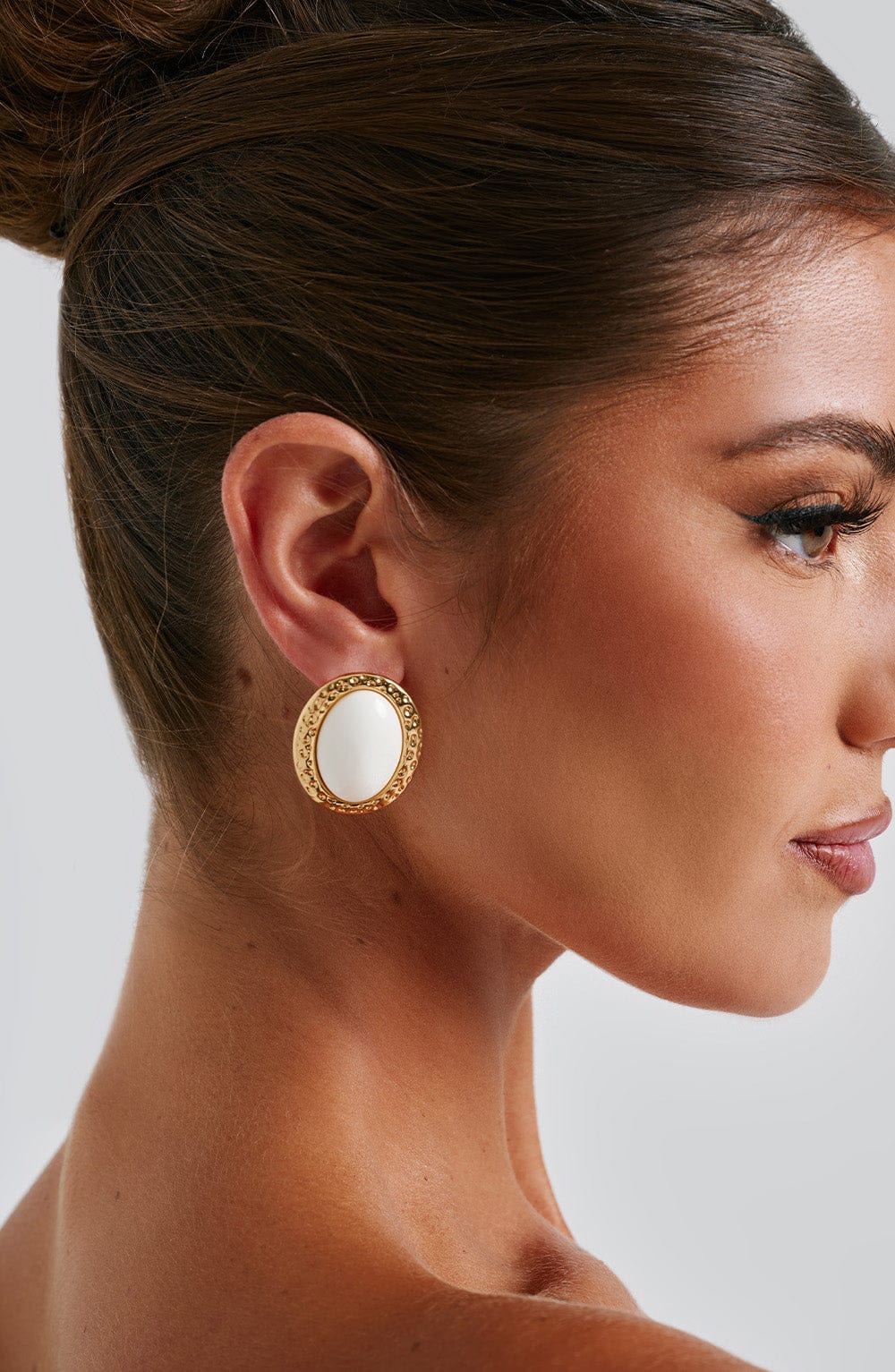 Pendientes Eloise - Marfil/Dorado
