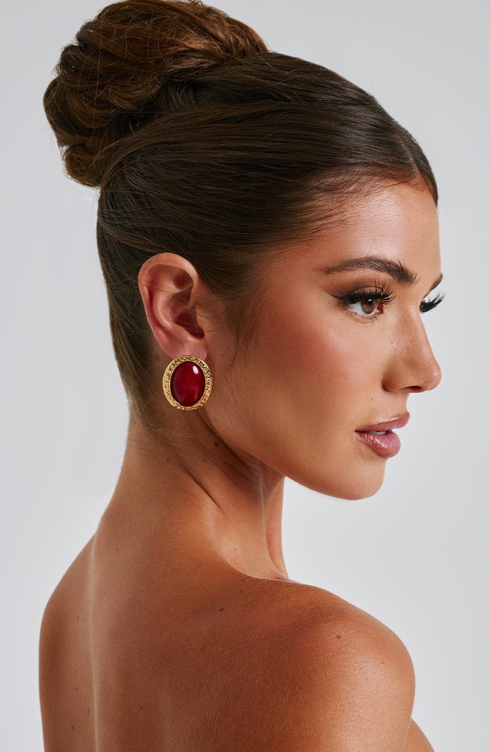 Pendientes Eloise - Rojo/Dorado