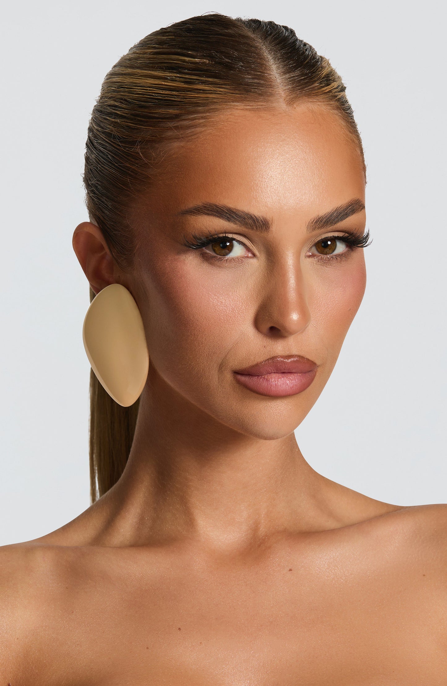 Pendientes Elvera - Crema