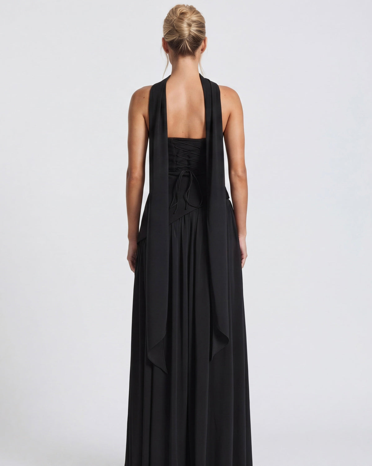 Aurelia™ - Vestido Largo Strapless con Drapeado