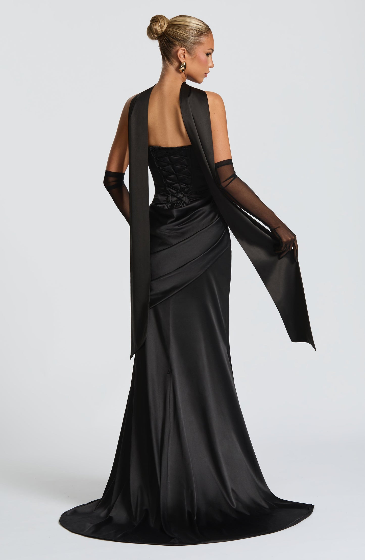 Aria™ - Vestido Largo Negro