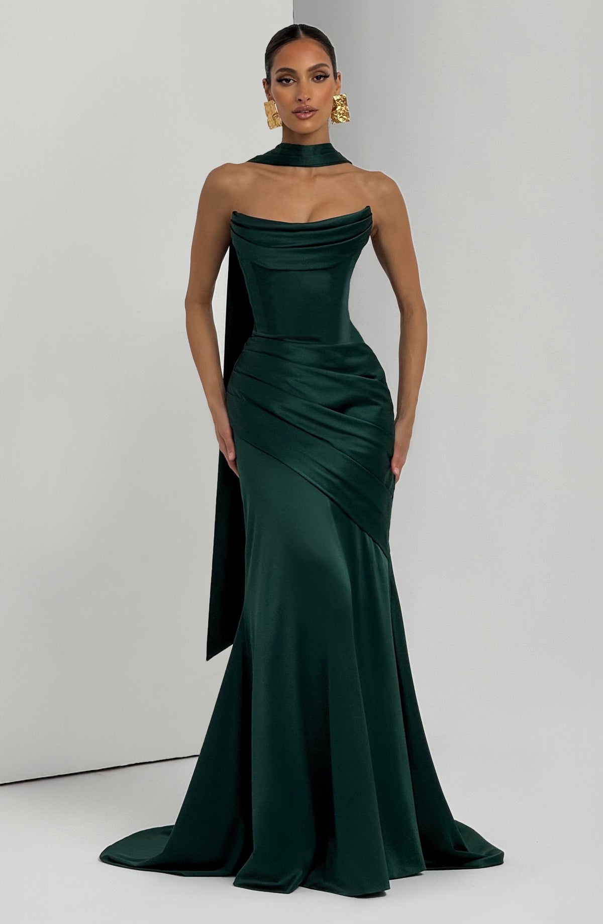 Aria™ - Vestido Largo Esmeralda