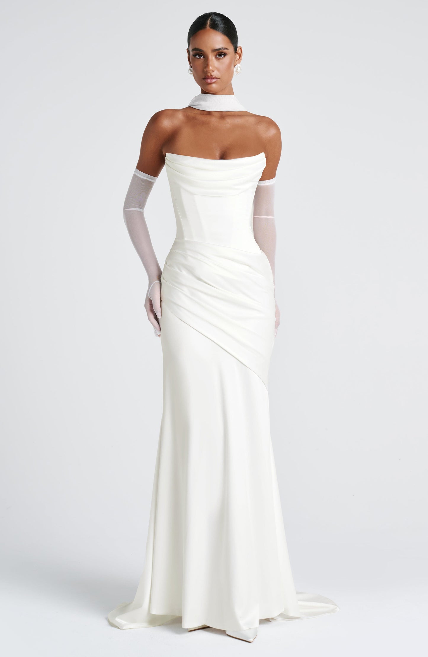Aria™ - Vestido Largo Marfil