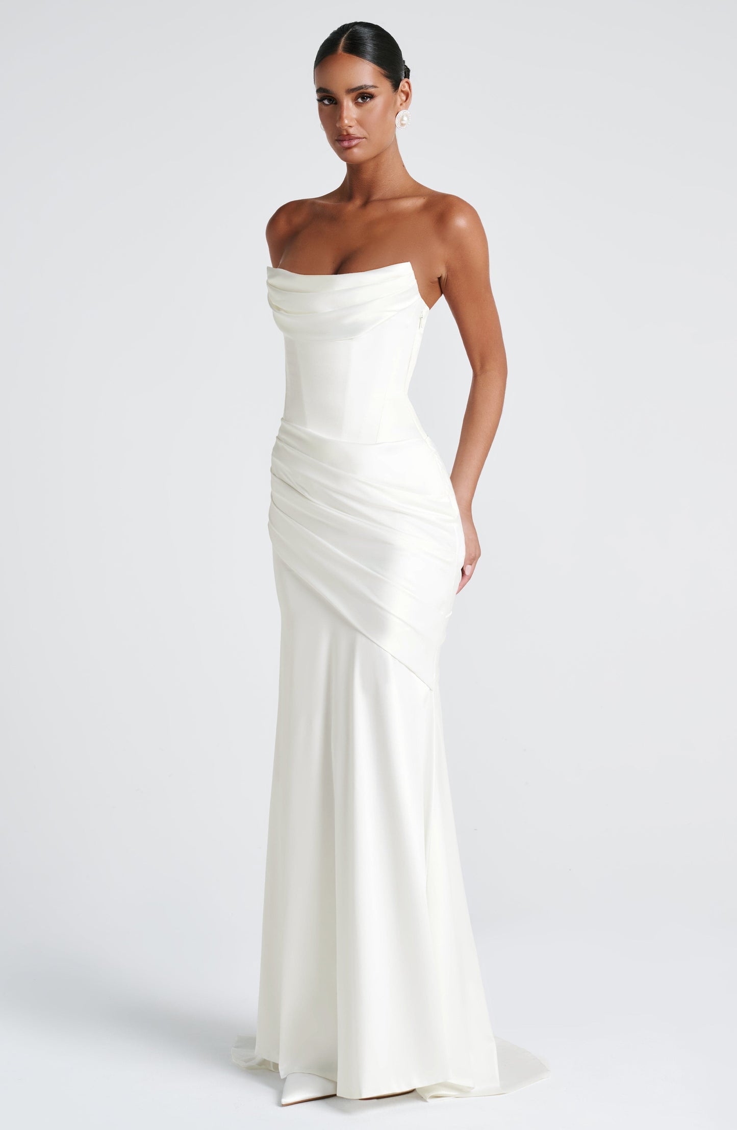 Aria™ - Vestido Largo Marfil