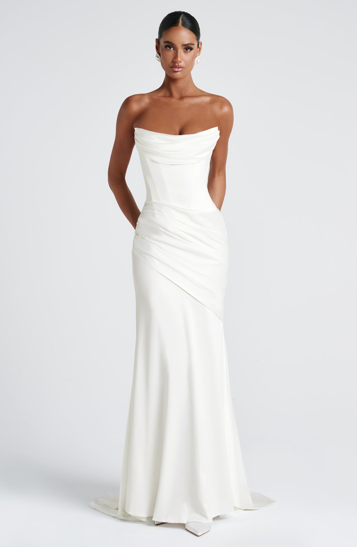Aria™ - Vestido Largo Marfil