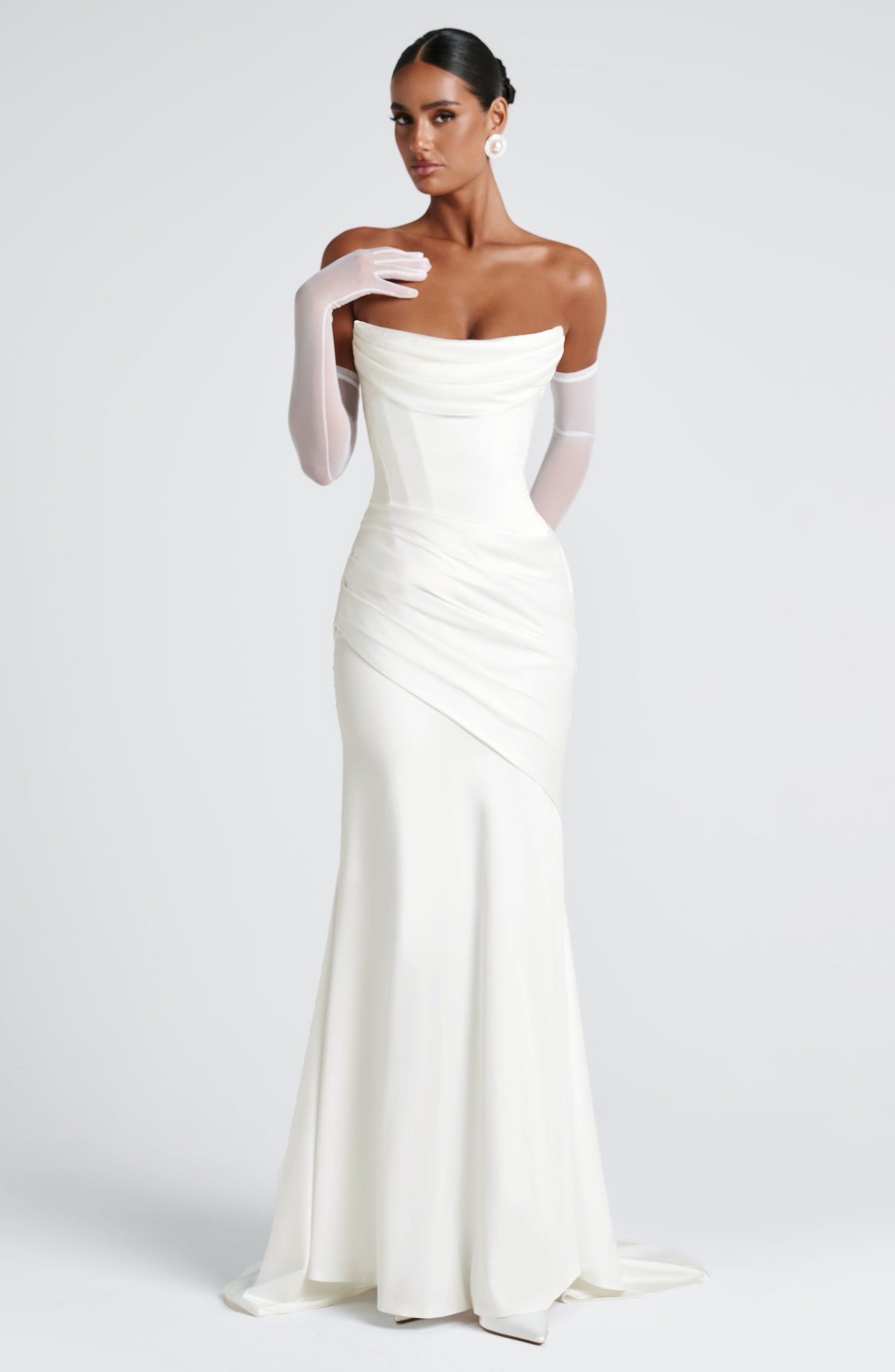 Aria™ - Vestido Largo Marfil