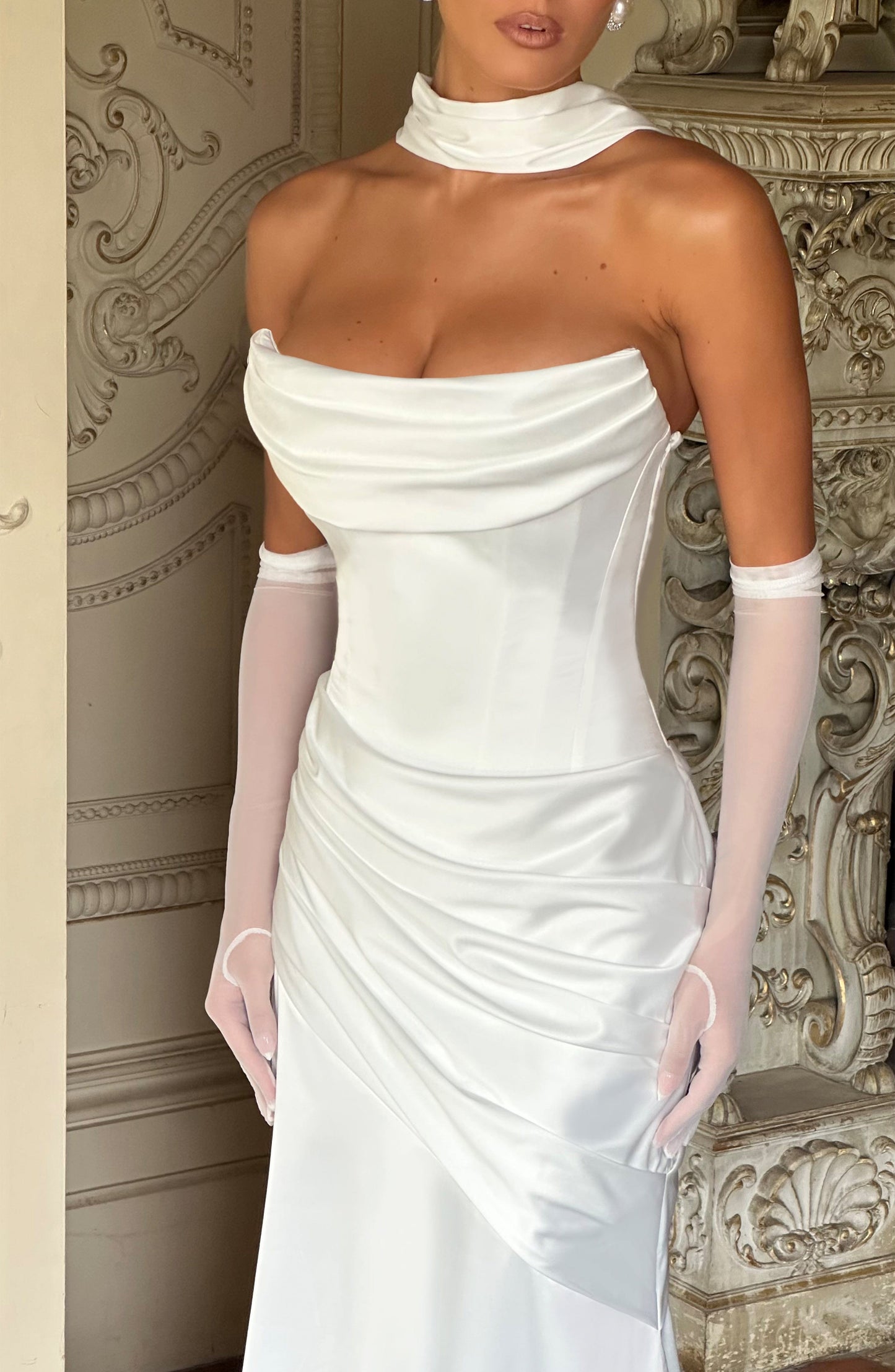 Aria™ - Vestido Largo Marfil