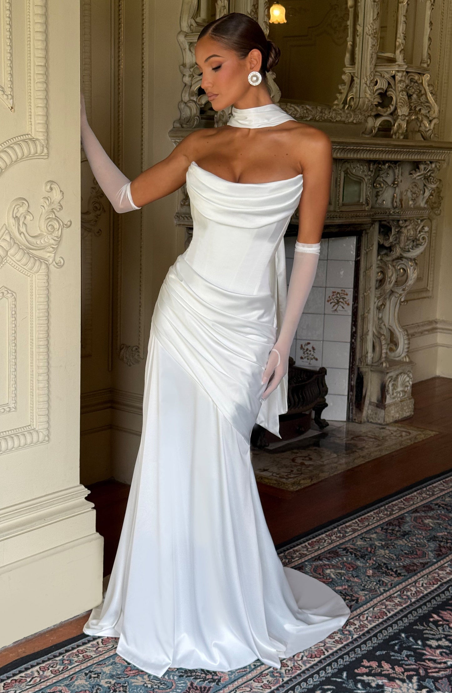 Aria™ - Vestido Largo Marfil