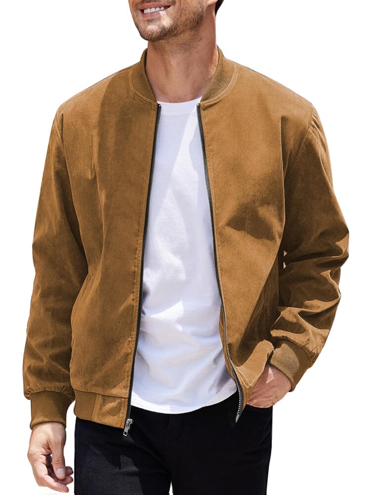 Chaqueta Bomber de Ante Vintage