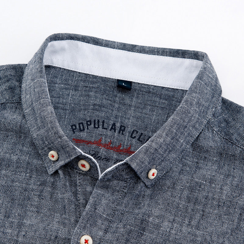 Camisa de lino de Saint-Tropez