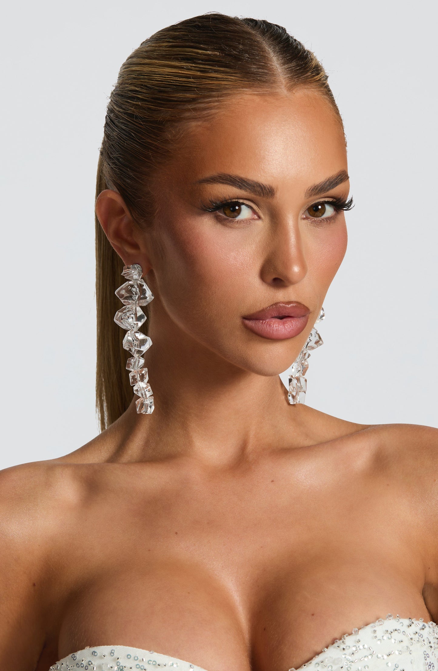 Pendientes Lumina - Cristal Transparente