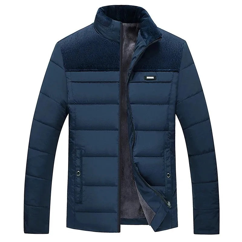 Elegante chaqueta acolchada