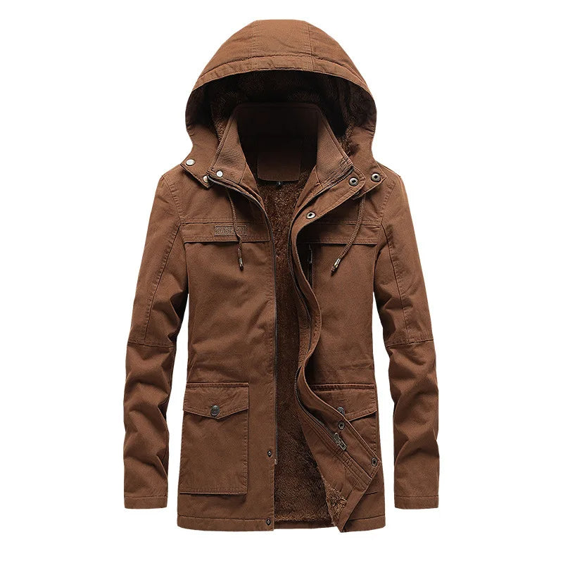 Chaqueta de invierno elegante y cortavientos