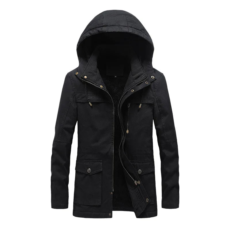 Chaqueta de invierno elegante y cortavientos