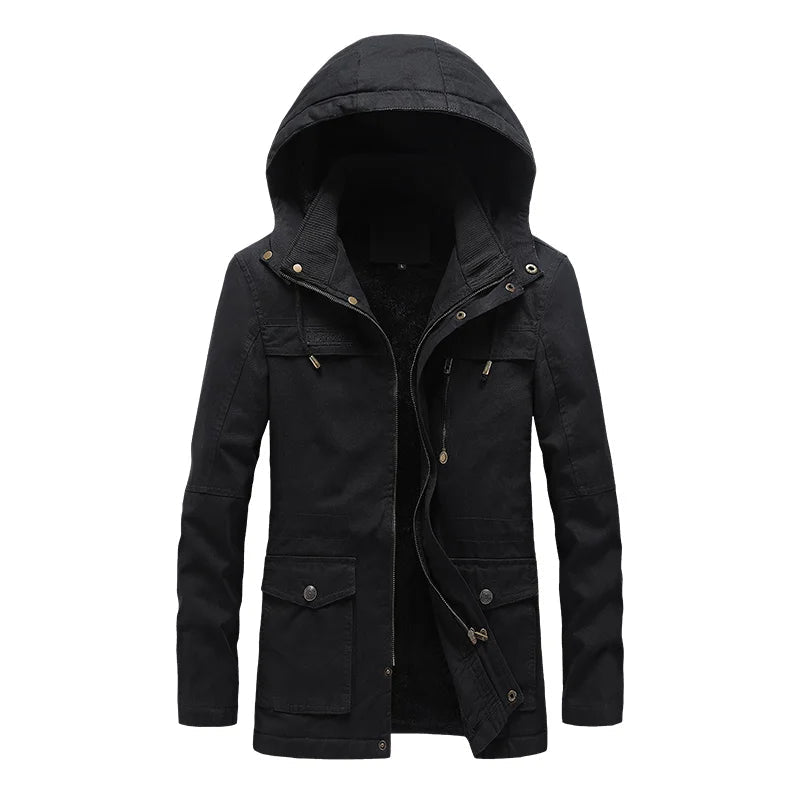 Chaqueta de invierno informal de algodón