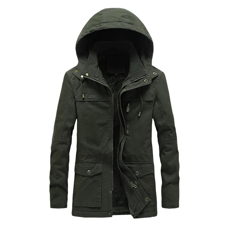 Chaqueta de invierno informal de algodón