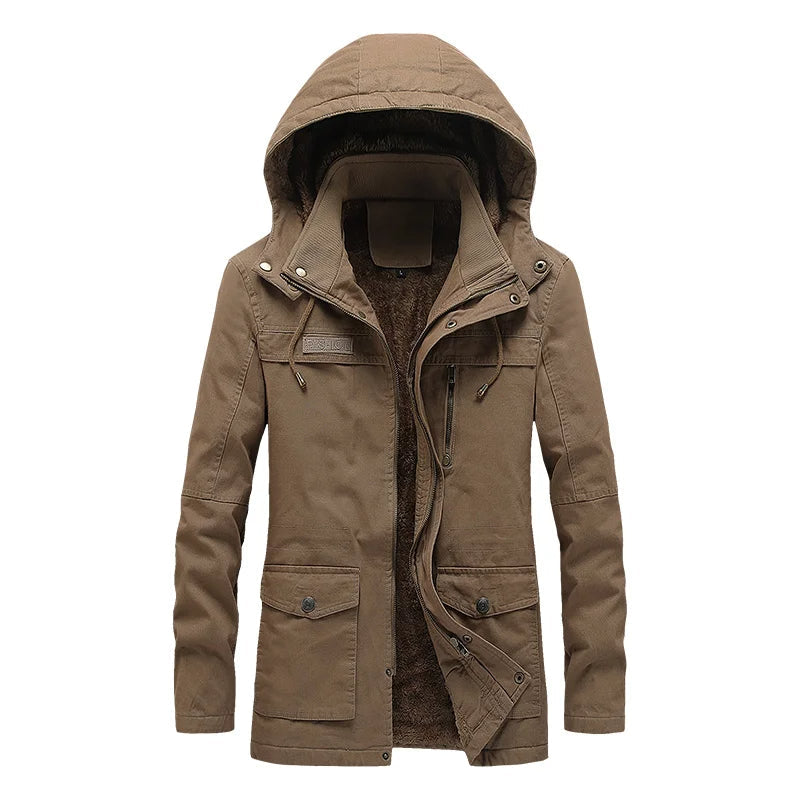 Chaqueta de invierno informal de algodón