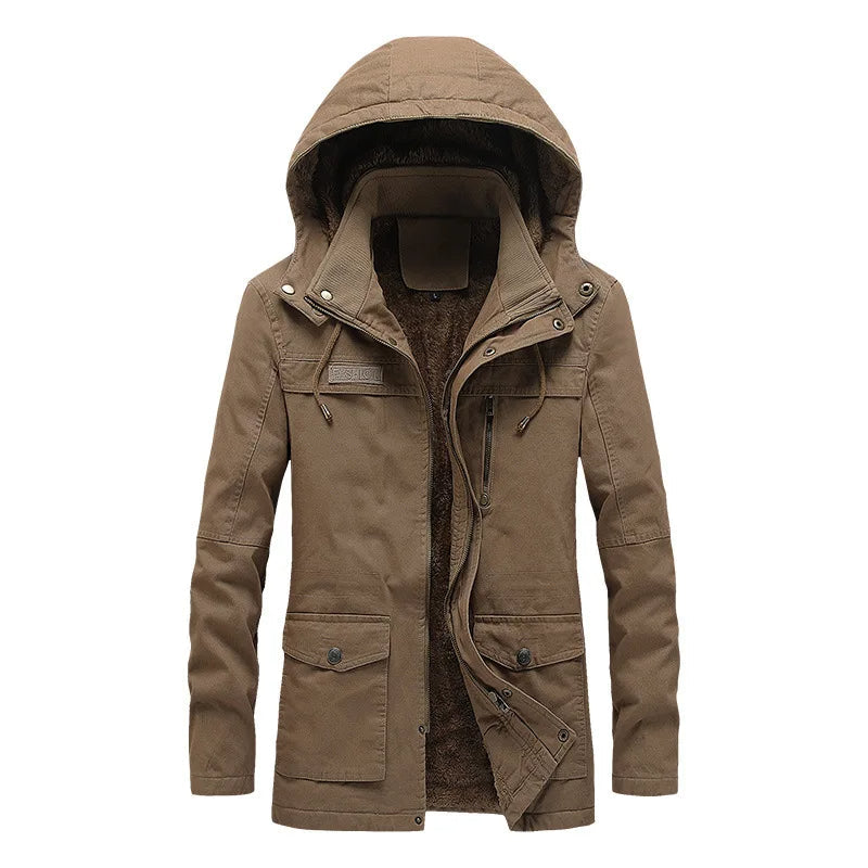 Chaqueta de invierno elegante y cortavientos