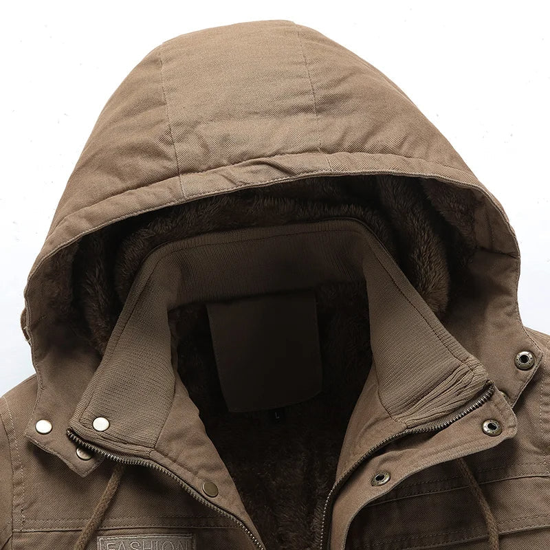 Chaqueta de invierno informal de algodón