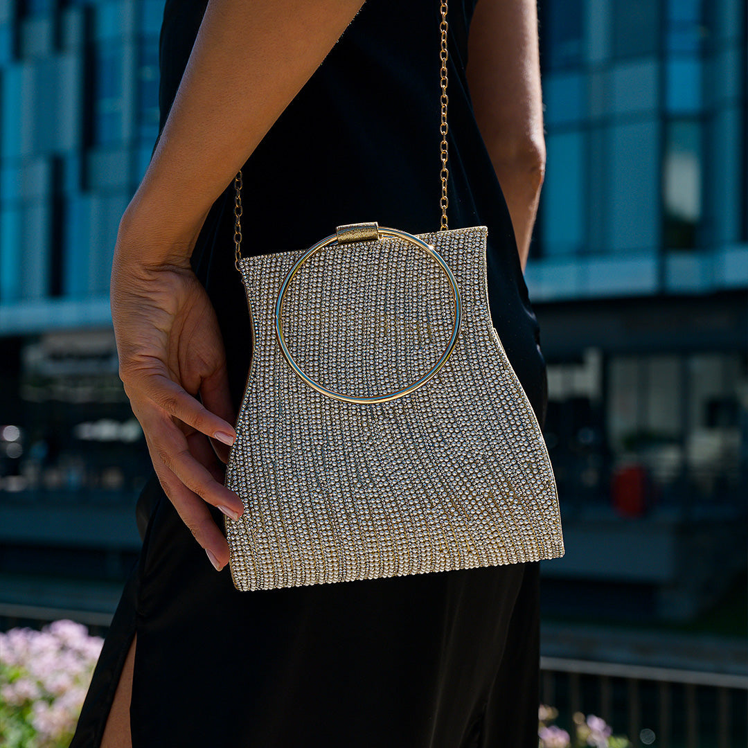 Bolso de Mano Meghan con Strass