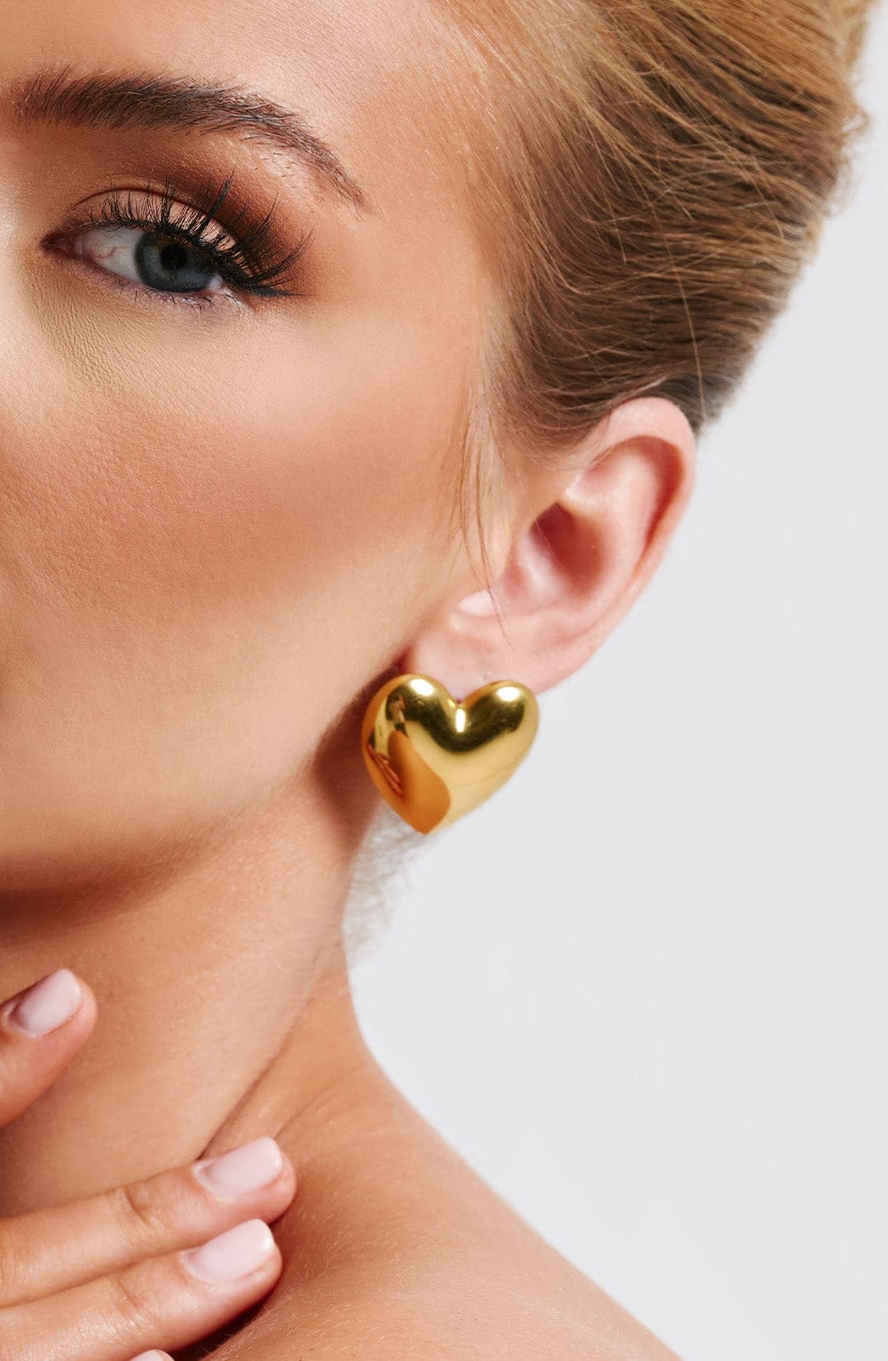 Pendientes Corazón Milan - Dorado