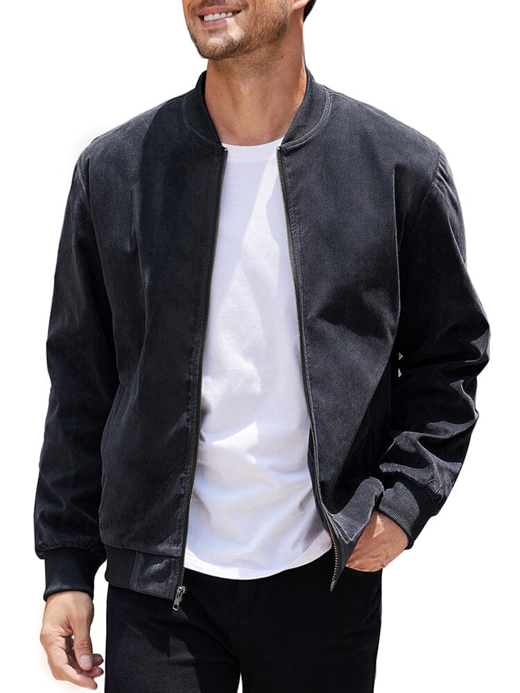 Chaqueta Bomber de Ante Vintage