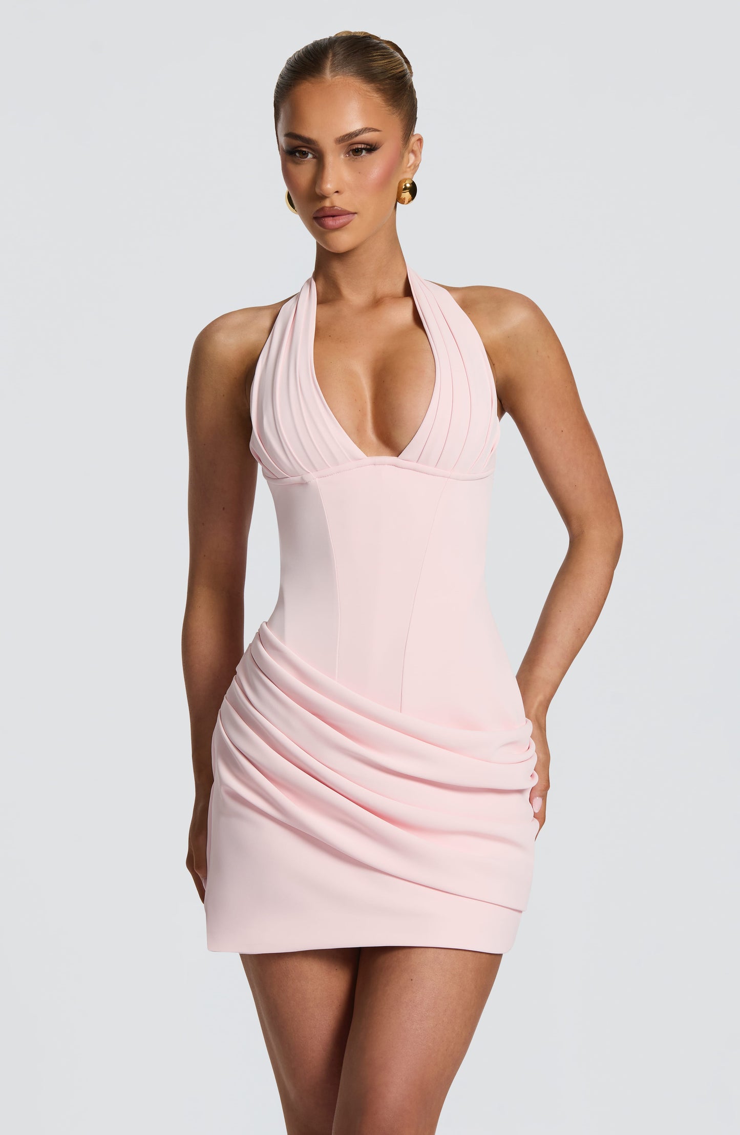 Amparo™ - Vestido Mini Corsé Halter
