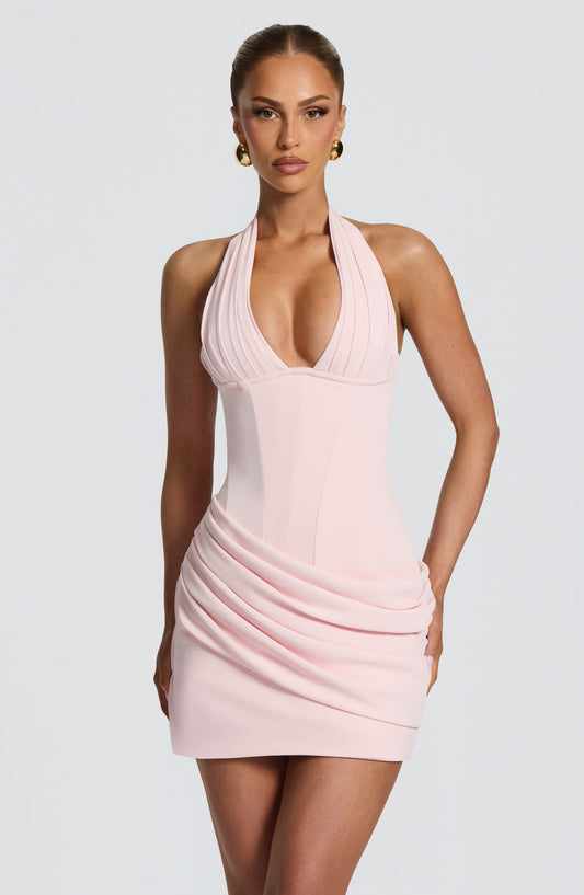 Amparo™ - Vestido Mini Corsé Halter