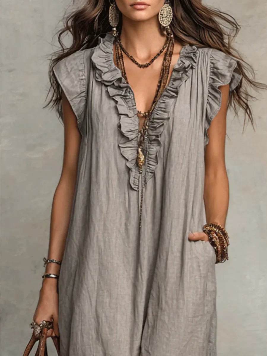 Cecilia | Elegante vestido maxi de verano