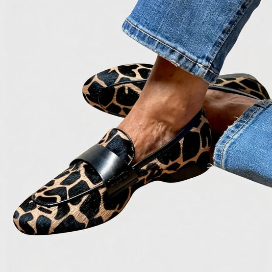 Leonie™ | Mocasines de mujer con estampado animal