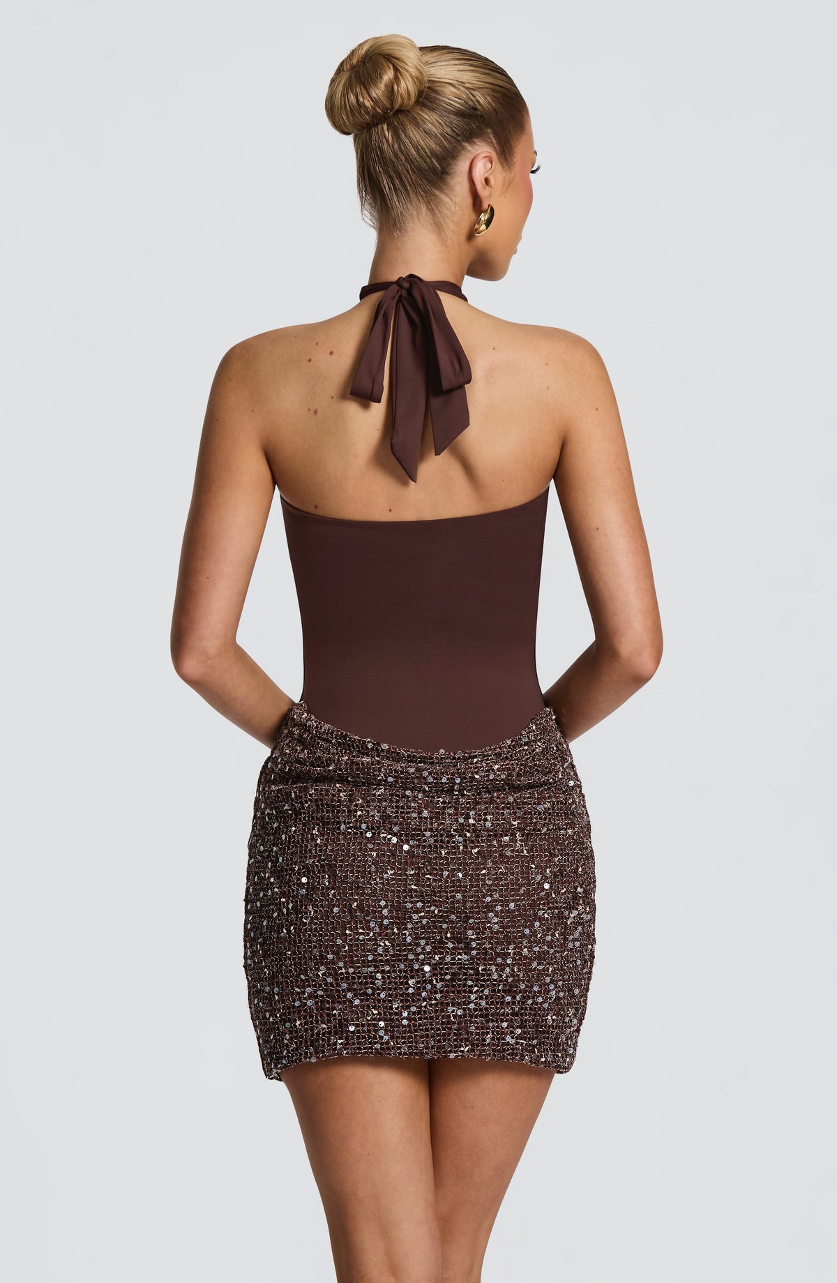 Marisol™ - Vestido Mini Brillo con Lentejuelas