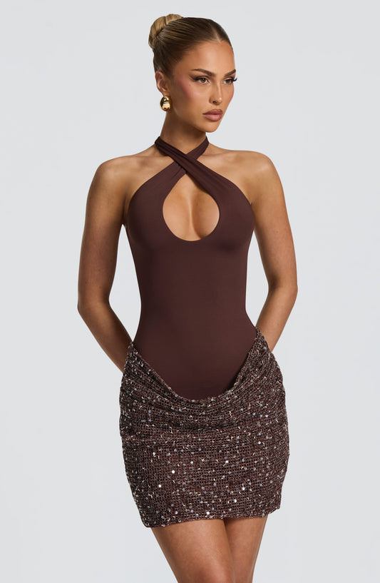 Marisol™ - Vestido Mini Brillo con Lentejuelas
