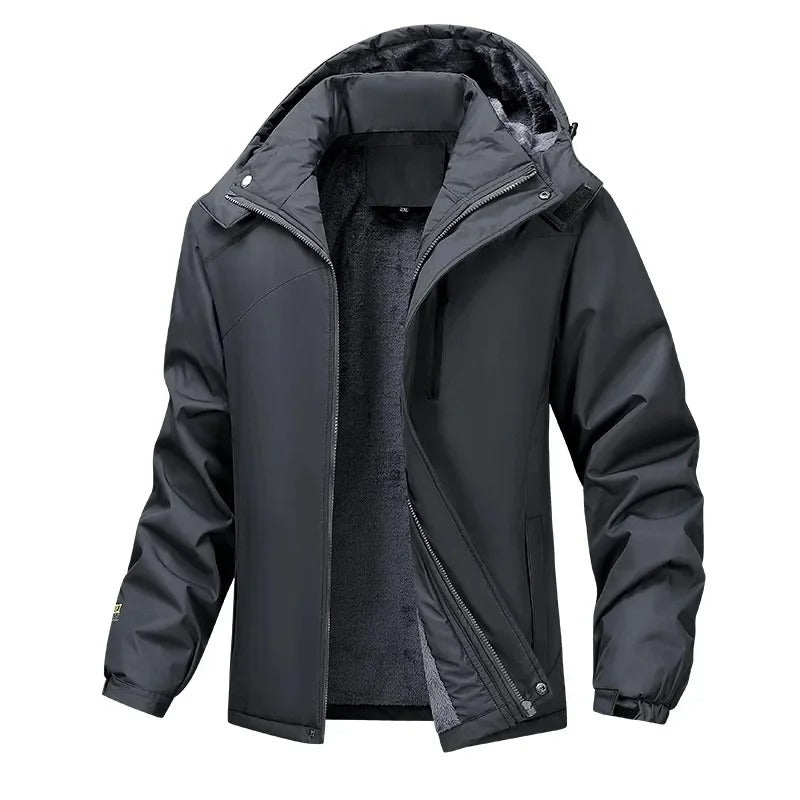 Elegante chaqueta de forro polar para exterior