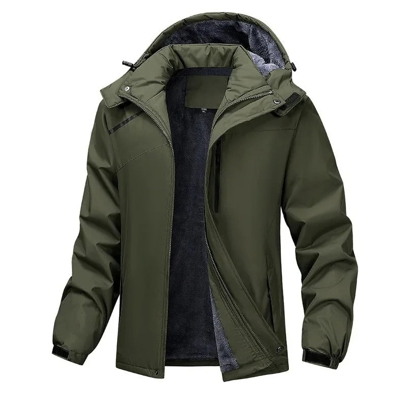 Elegante chaqueta de forro polar para exterior