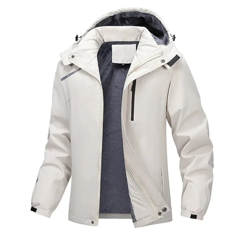 Elegante chaqueta de forro polar para exterior