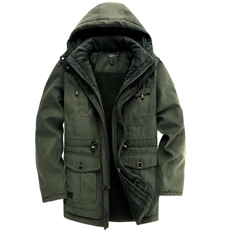 Elegante chaqueta acolchada para exterior
