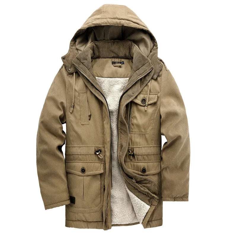 Elegante chaqueta acolchada para exterior