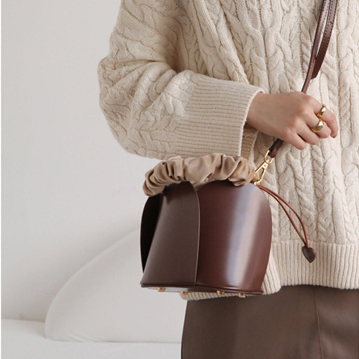 Bolso de Mano Cubo Willow
