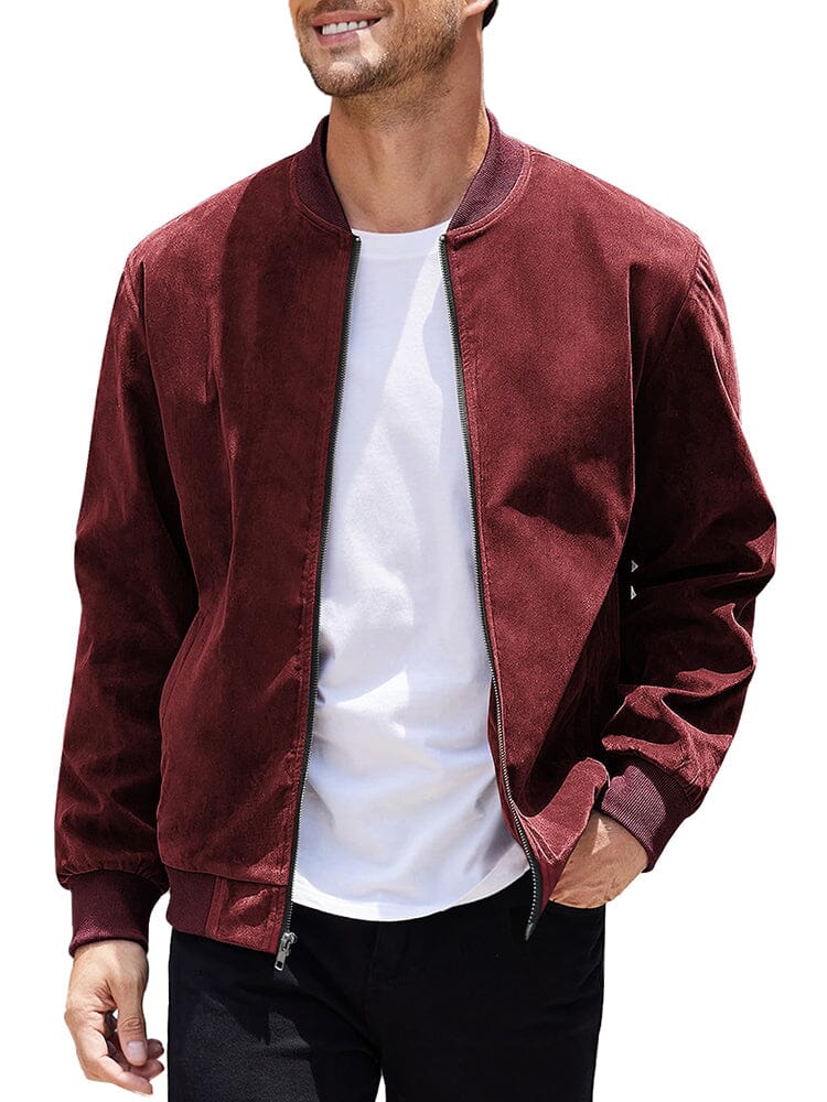 Chaqueta Bomber de Ante Vintage