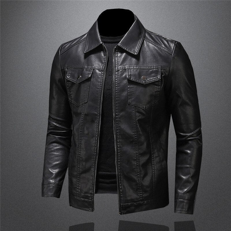Chaqueta de cuero Alessandro